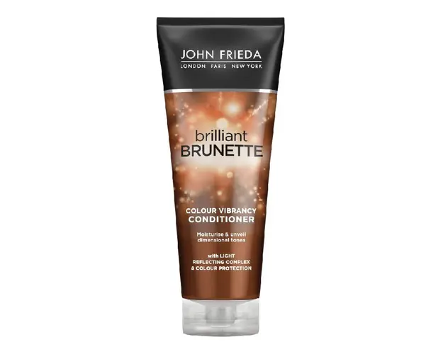Balsam pentru par inchis la culoare Brilliant Brunette, 250 ml, John Frieda