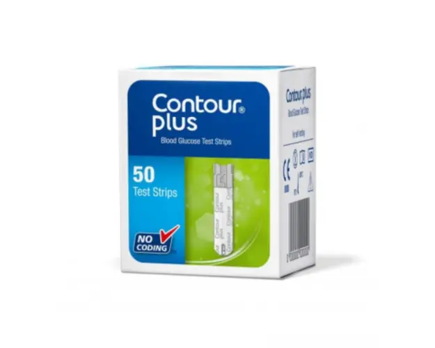 Bandelete testare Contour Plus, 50 bucati