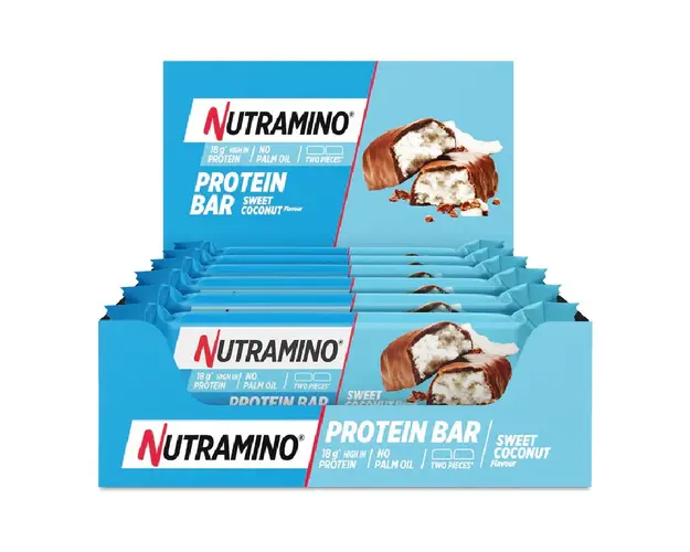 Batoane proteice Coconut, 12 bucati, Nutramino