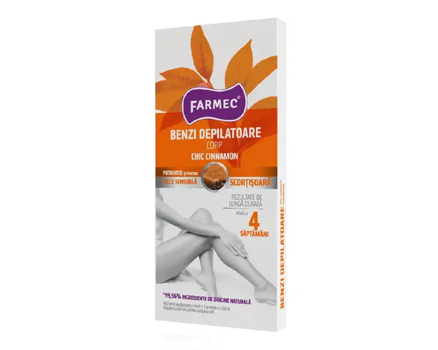 Benzi depilatoare pentru corp Cinnamon, Farmec