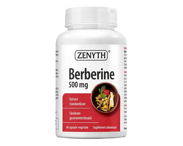 Berberine, 500 mg, 60 capsule, Zenyth