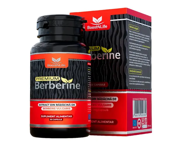 Berberine Premium 600mg, 60 capsule, Boost4Life