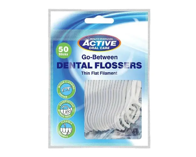 Betisoare cu ata dentara, display, 50 bucati, Beauty Formulas