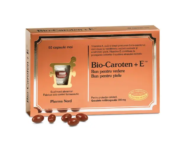 Bio-Caroten + E, 60 capsule, Pharma Nord