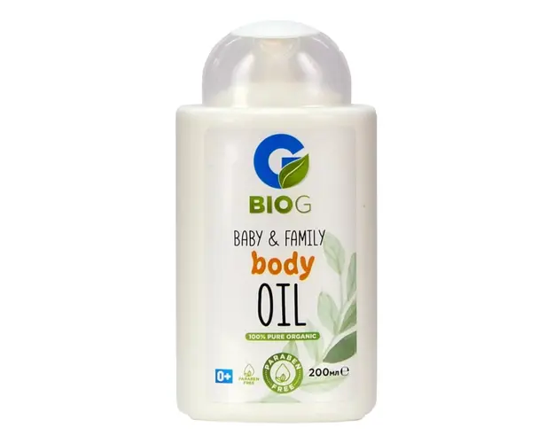 Ulei de corp organic Baby&Family, 200 ml, BIO G 
