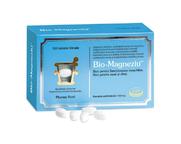 Bio-Magneziu, 120 tablete, Pharma Nord