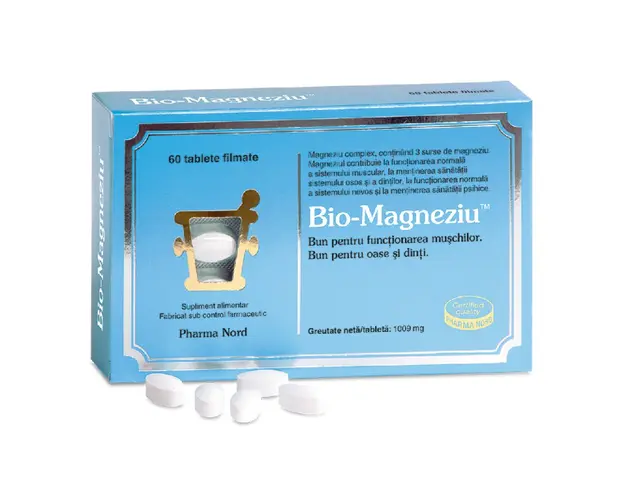 Bio-Magneziu, 60 tablete, Pharma Nord