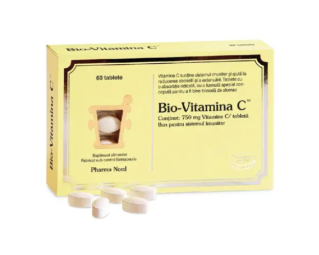 Bio-Vitamina C, 60 tablete, Pharma Nord
