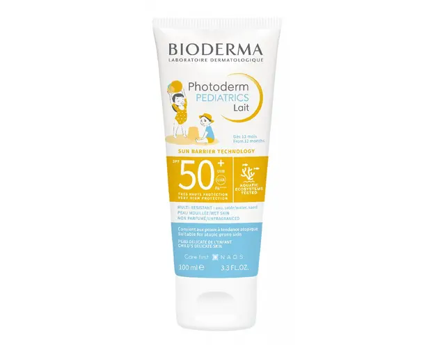 Lapte protectie solara pentru copii Photoderm Pediatrics, SPF50+, 100 ml, Bioderma