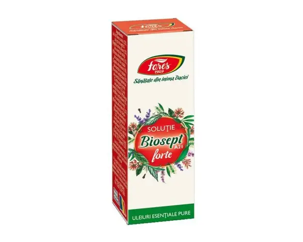 Biosept forte solutie A21, 10 ml, Fares