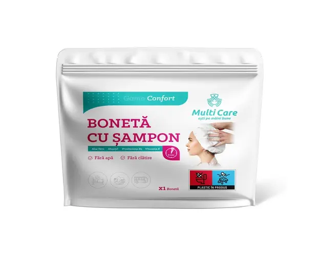 Boneta cu Sampon fara clatire, Multi Care Confort