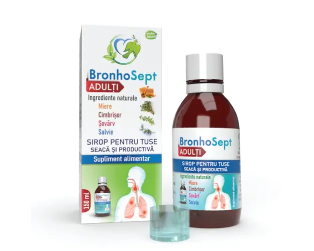 BronhoSept Adulti, 150 ml, Justin Pharma