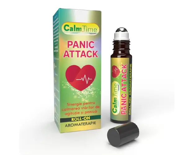 CalmTime Panic Attack roll-on, 10 ml, uz aromaterapie, Justin Pharma