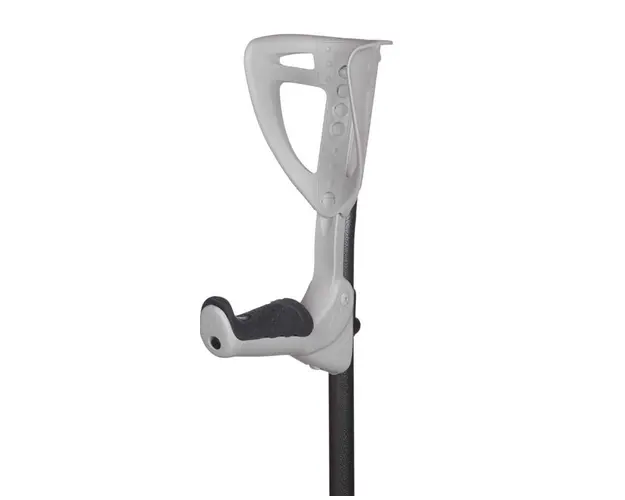 Carja cu sprijin pe antebrat din aluminiu ErgoTech (rosie)