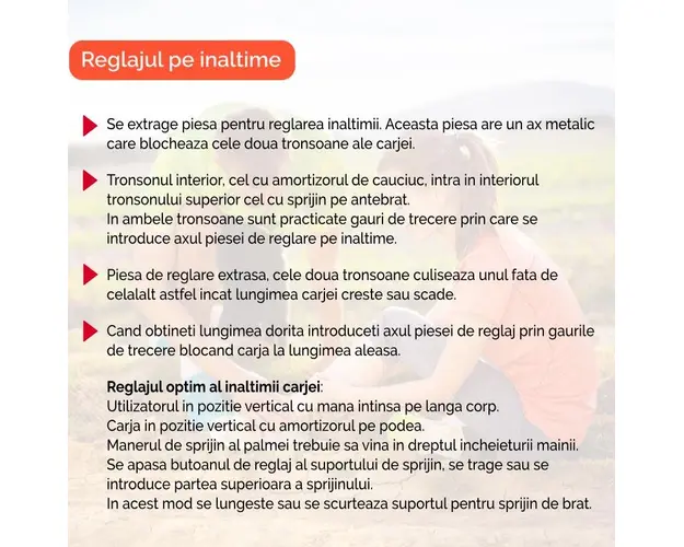 Carja ergonomica Ergotech beig, 1 bucata