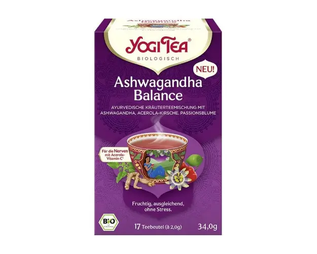 Ceai Bio Ashwagandha Balance, 17 pliculete, Yogi Tea