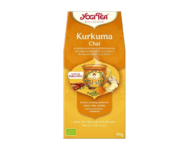 Ceai bio curcuma Chai, 90g Yogi Tea