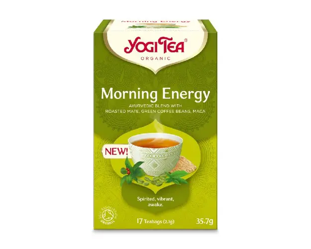 Ceai bio Morning Energy 17 pliculete a 2,1g, 35,7g Yogi Tea