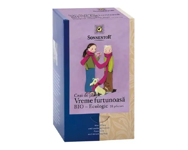 Ceai Bio Vreme Furtunoasa, 18 plicuri, Sonnentor