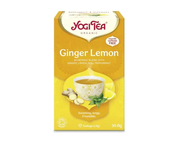 Ceai de ghimbir cu lamaie, 17 plicuri, Yogi Tea