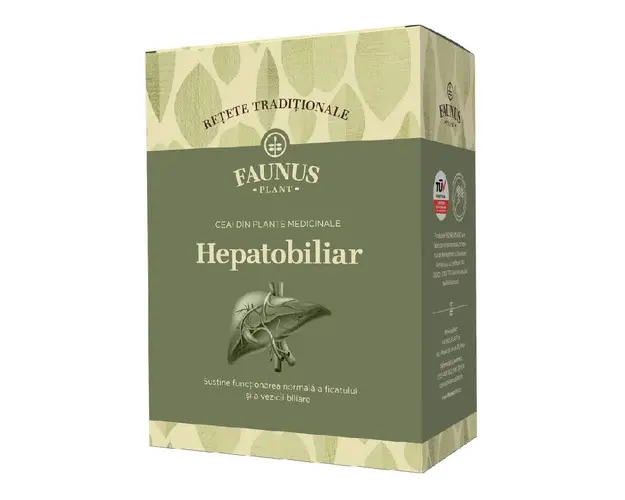 Ceai Retete Traditionale Hepatobiliar, 180 g, Faunus Plant