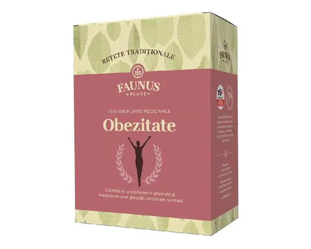 Ceai Retete Traditionale Obezitate, 180 g, Faunus Plant