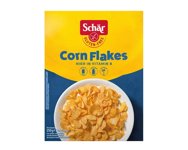 Fulgi de porumb fara gluten, 250g, Dr. Schar