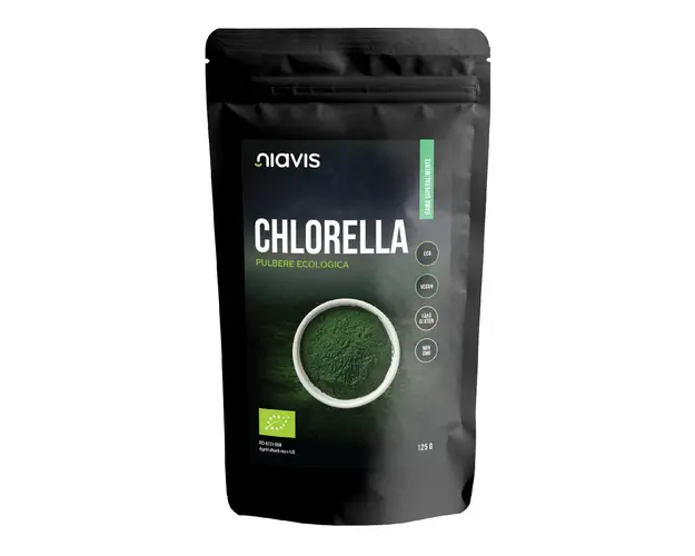 Chlorella pulbere ecologica, 125 g, Niavis