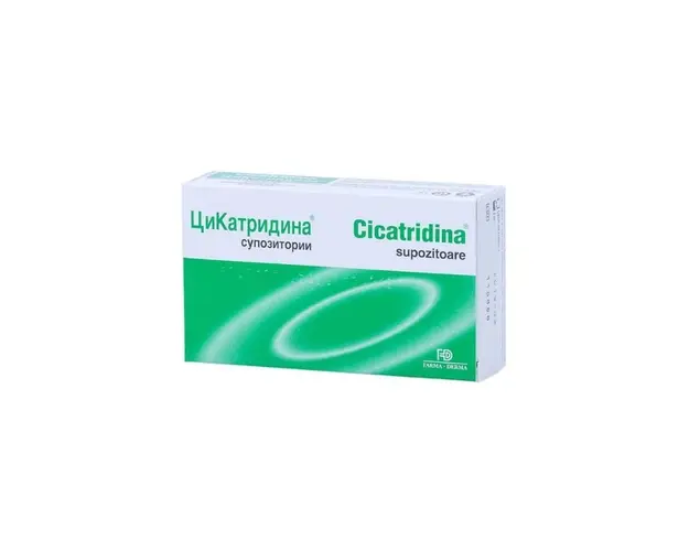 Cicatridina, 10 supozitoare, Naturpharma