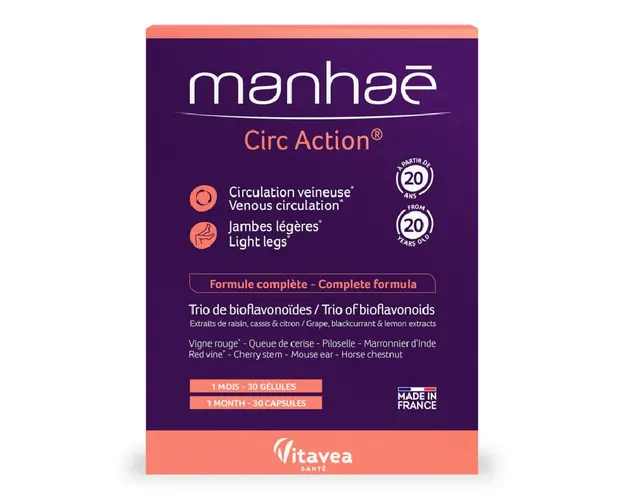 Circ Action, 30 capsule vegetale, Manhae