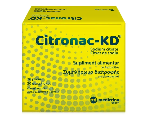 Citronac-KD, 20 plicuri, Meditrina Pharmaceuticals