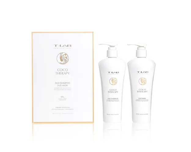 Set Coco Therapy Duo Sampon si Masca, 600ml, T-LAB 