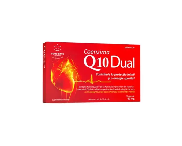Coenzima Q10 Dual 60mg, 30 capsule, Good Days Therapy