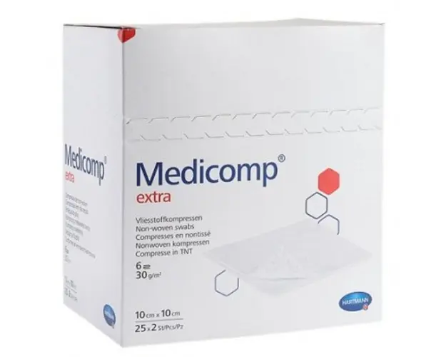 Comprese HartMann Medicomp Extra steril 10x20 cm x 25 plicuri