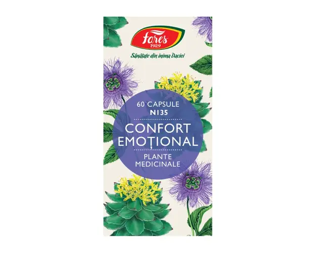 Confort emotional, 60 capsule, Fares