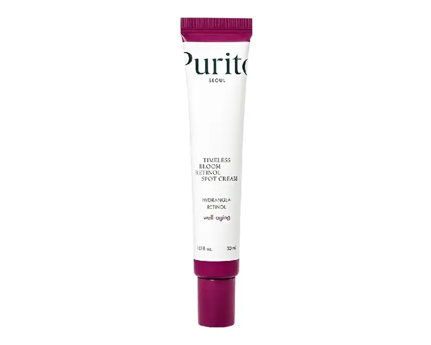 Cream Crema de fata Anti-rid Timeless Bloom Retinol Spot, 30 ml, Purito
