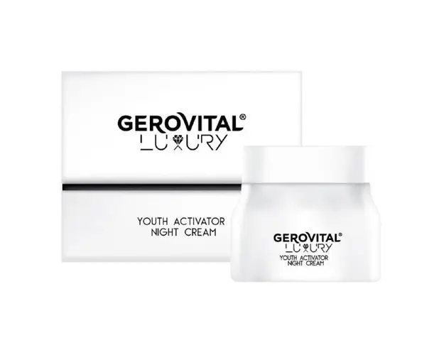 Crema activator de tinerete, de noapte Luxury, 50 ml, Gerovital