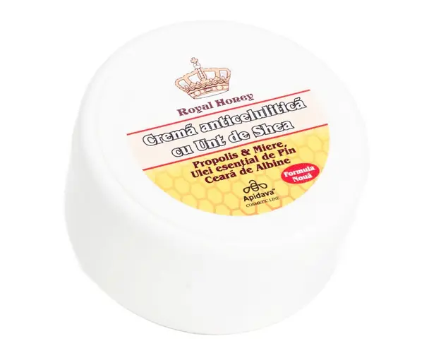 Crema anticelulitica unt de shea, 200 ml, Apidava