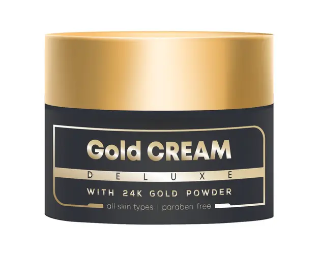 Crema antirid cu extract de aur Gold Deluxe, 50 ml, Ayurmed