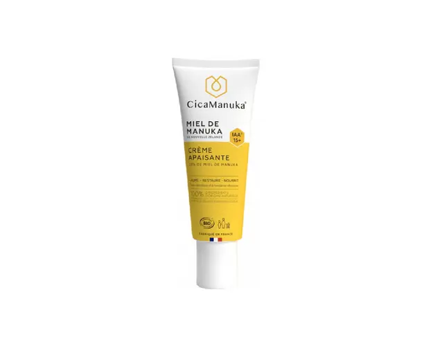 Crema calmanta cu 20% miere de Manuka IAA15+, ecologica, 40 ml, CicaManuka