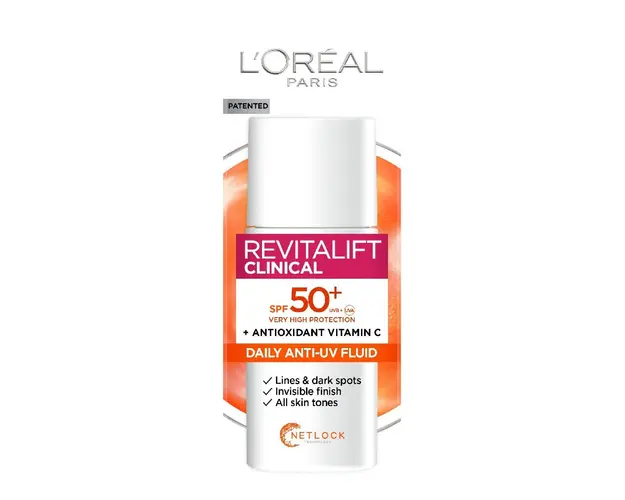 Crema fluida cu Vitamina C si SPF50+, 50ml, LOreal