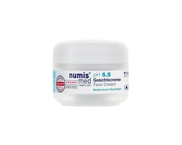 Crema de Zi / Noapte pentru fata Sensitiv, pH 5.5, 50 ml, Numis Med