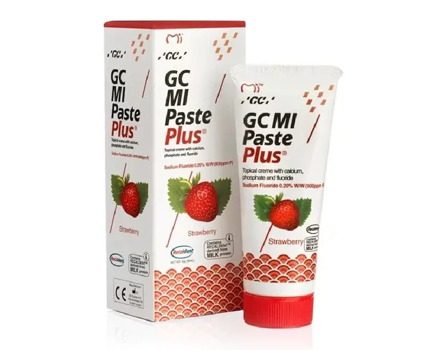 Crema dentara cu aroma de capsuni Mi Paste Plus, 40 g, GC Dental