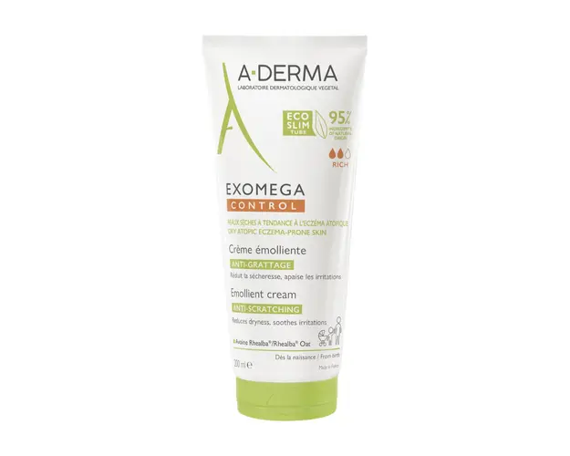 Crema emolienta Exomega Control, 200 ml, A-Derma