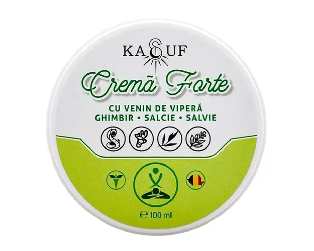Crema Forte cu venin de vipera, 100 ml, Kasuf