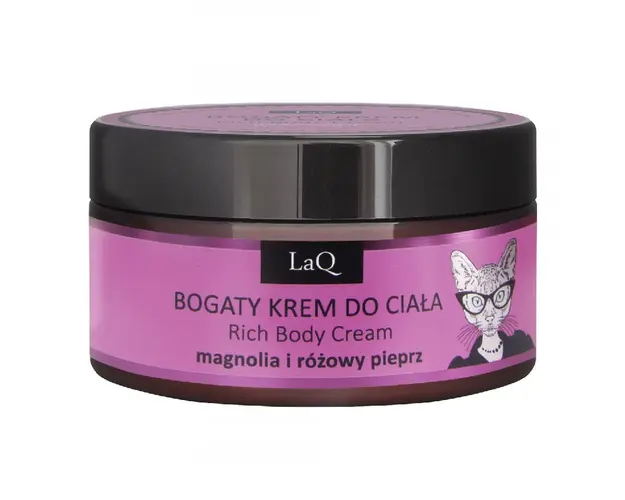 Crema pentru corp cu magnolie si piper roz, 200 ml LaQ