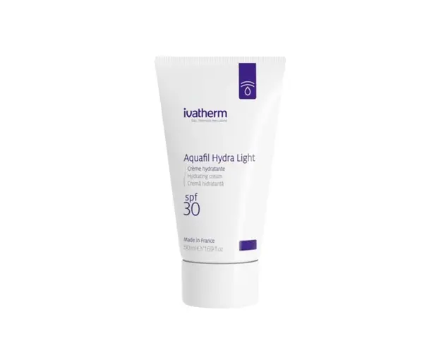 Crema hidratanta pentru fata Aquafil Hydra Light SPF30, 50 ml, Ivatherm