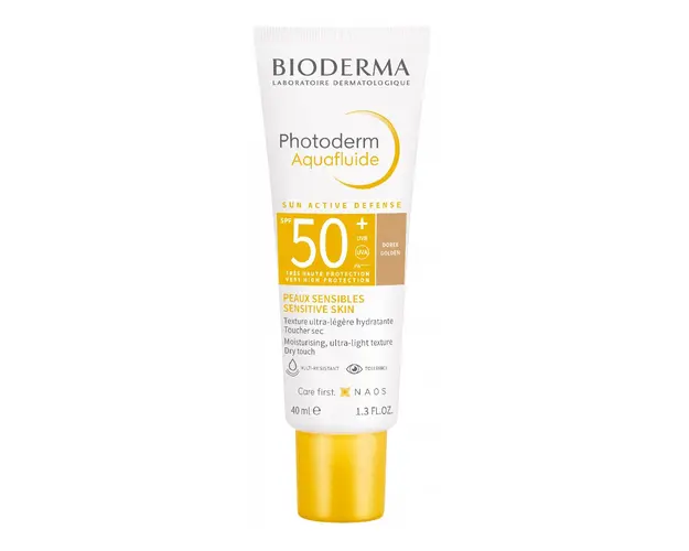Crema lejera Photoderm Aquafluide, SPF50+, Doree, 40 ml, Bioderma