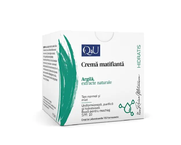 Crema matifianta Q4U, Tis Farmaceutic