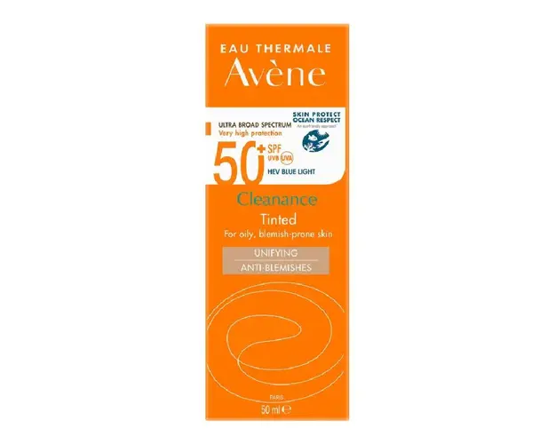 Crema nuantatoare cu SPF50+Triasorb Cleanance, 50 ml, Avene